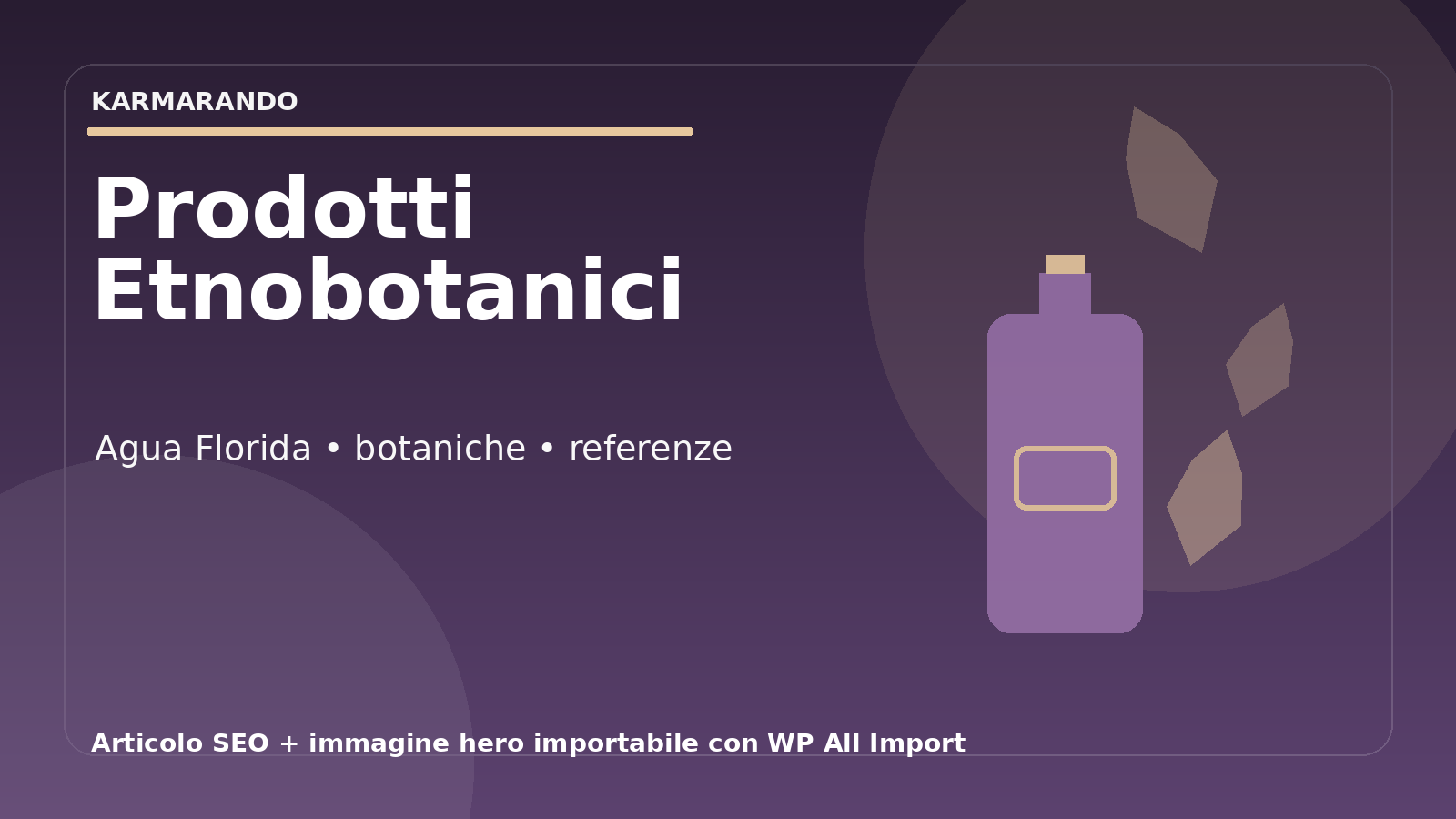 Produkty etnobotaniczne i rytualne: Agua Florida, tradycyjne botaniki i specjalne warianty