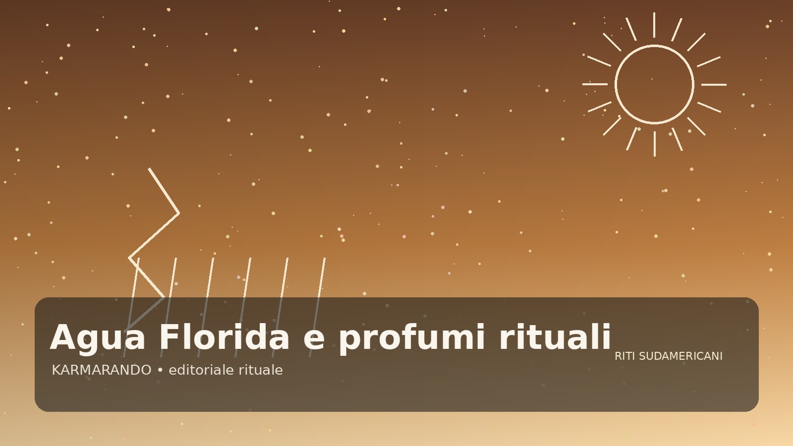 Agua Florida i zapachy rytualne: ich miejsce w tradycjach Ameryki Południowej